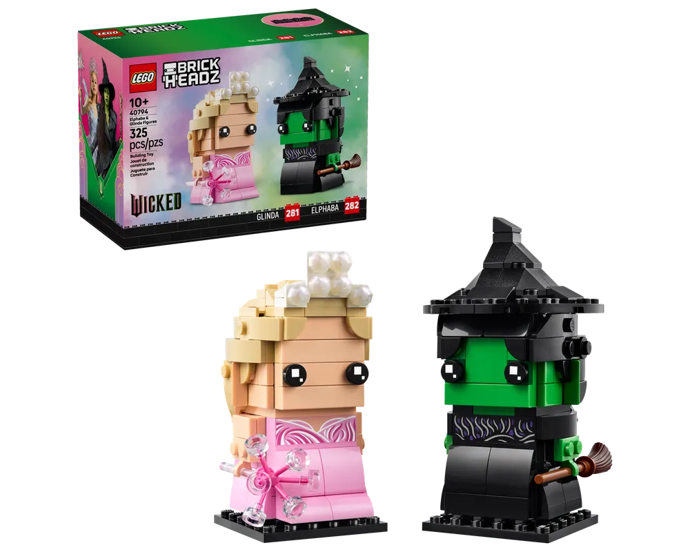 LEGO BrickHeadz 40794 - Elphaba & Glinda Figures - Authentic LEGO Set Main Image