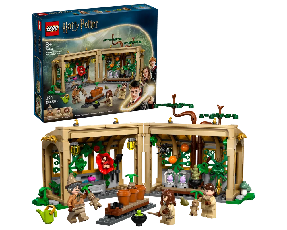 LEGO Harry Potter 76445 - Hogwarts Castle: Herbology Class - Authentic LEGO Set Main Image