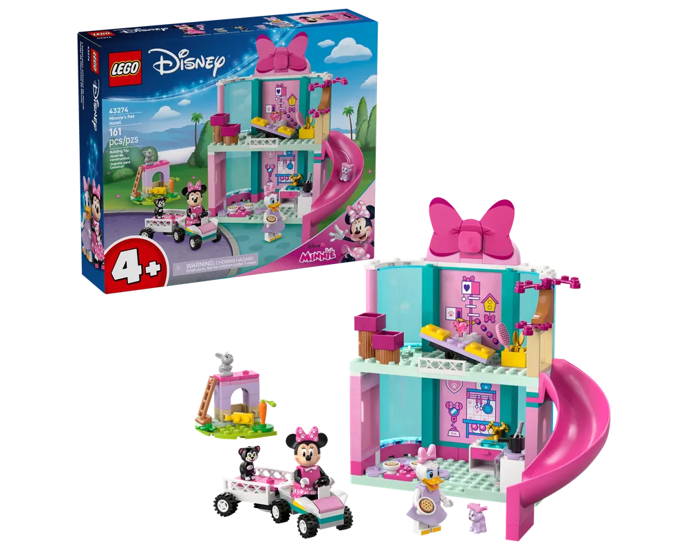 LEGO Disney 43274 - Minnie's Pet Hotel - Authentic LEGO Set Main Image