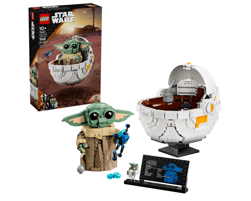 LEGO Star Wars 75403 - Grogu with Hover Pram - Authentic LEGO Set Main Image