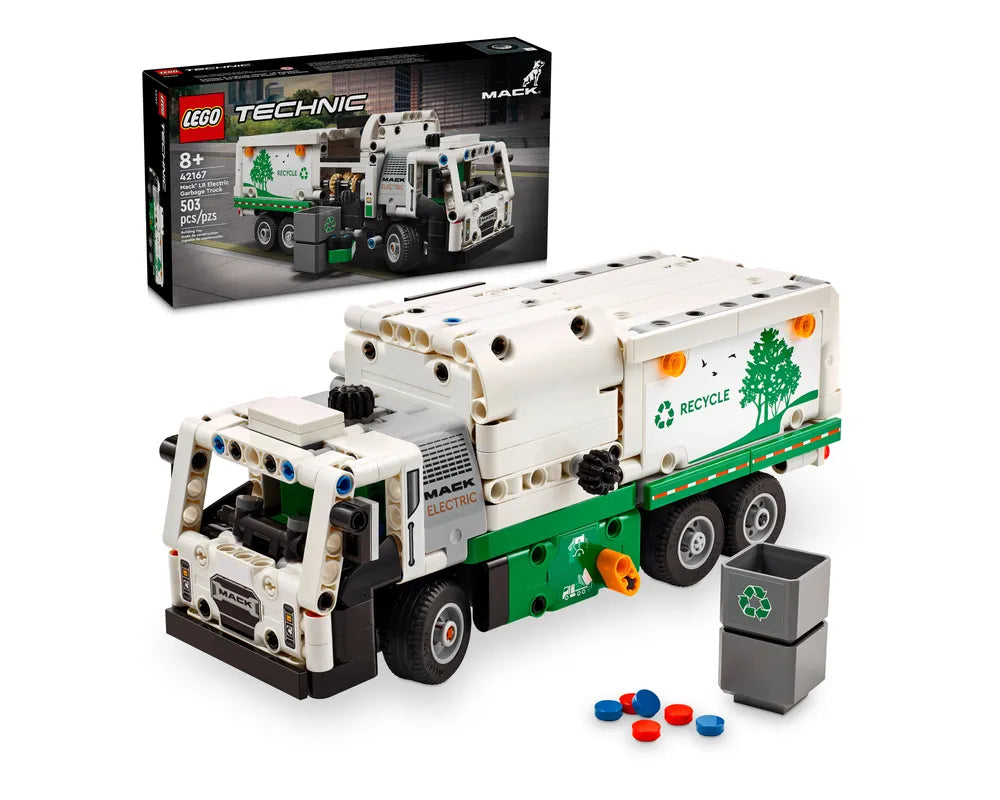 LEGO Technic 42167 - Mack LR Electric Garbage Truck - Authentic LEGO Set Main Image