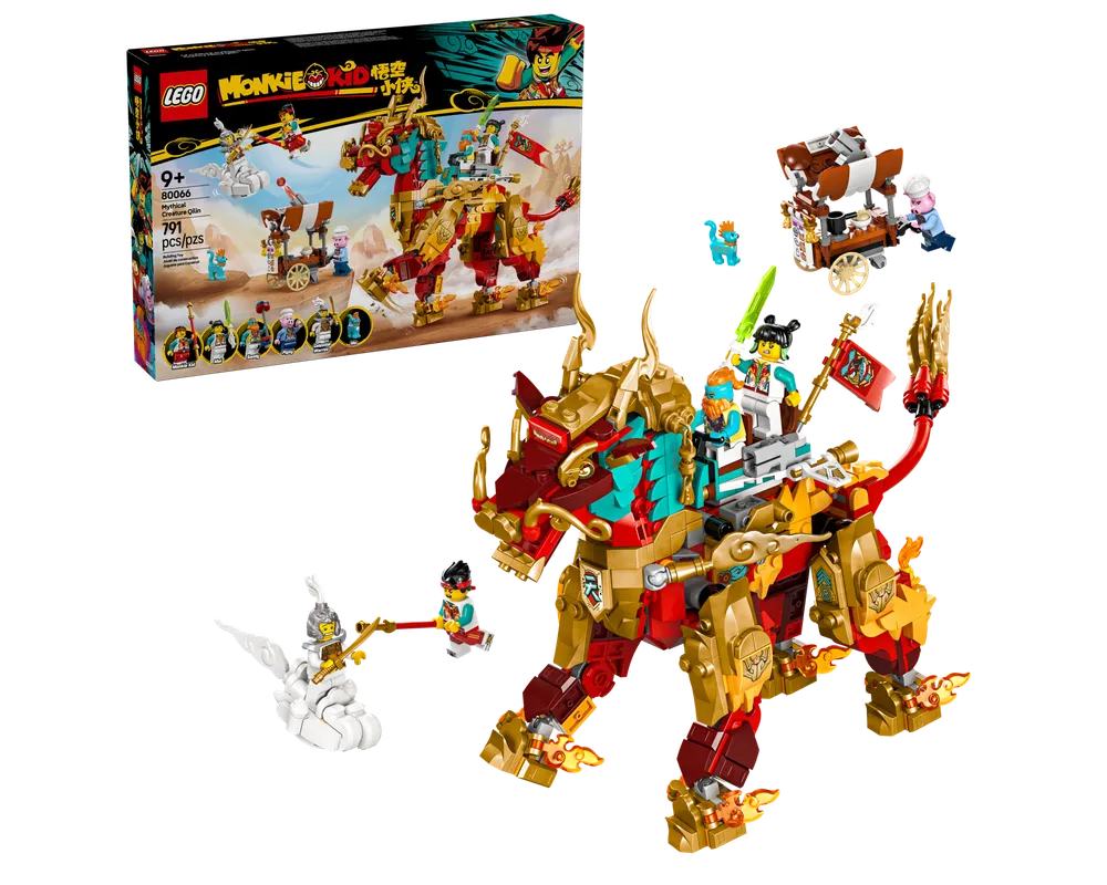LEGO Monkie Kid 80066 - Mythical Creature Qilin - Authentic LEGO Set Main Image