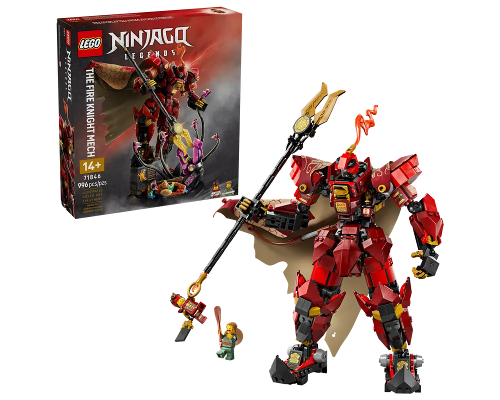 LEGO NINJAGO 71846 - The Fire Knight Mech - Authentic LEGO Set Main Image