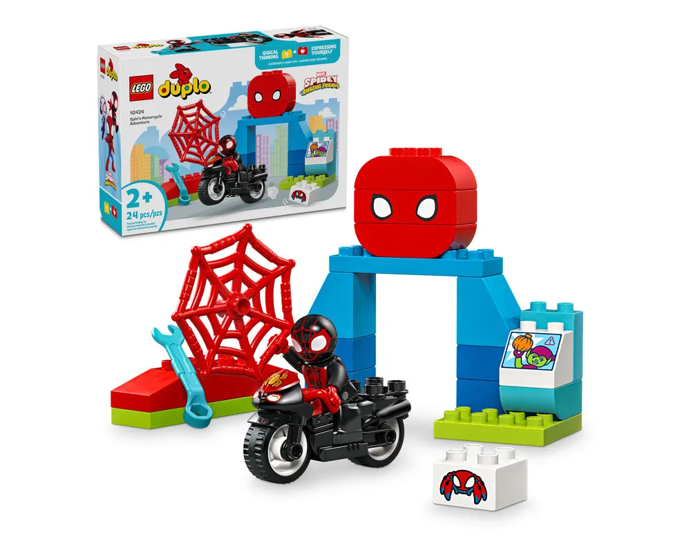 LEGO DUPLO 10424 - Spin's Motorcycle Adventure - Authentic LEGO Set Main Image