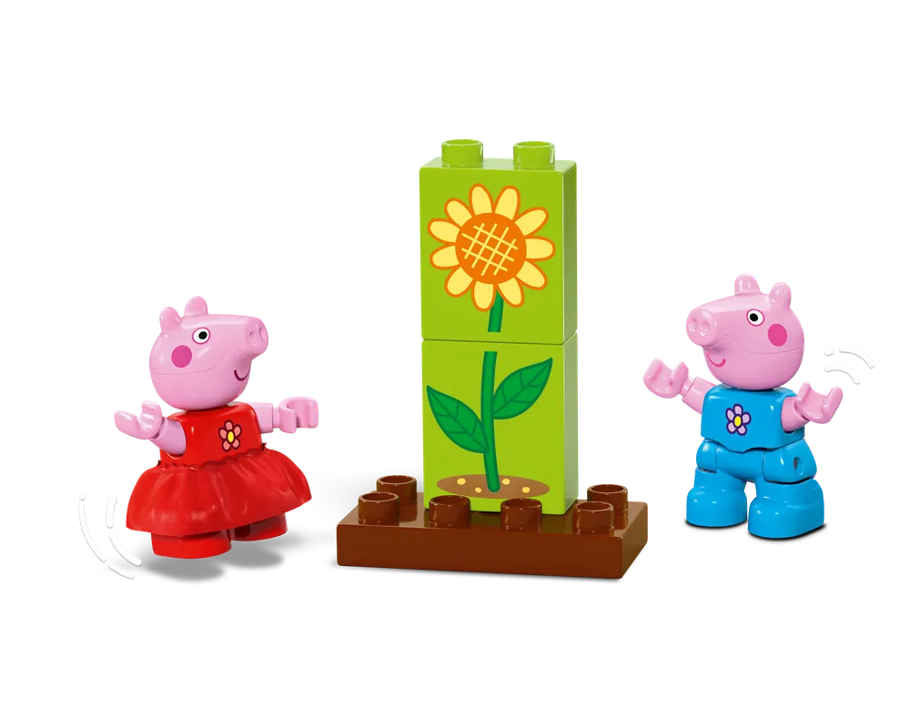 LEGO DUPLO 10431 - Peppa Pig Garden and Tree House - Authentic LEGO Set Image 2