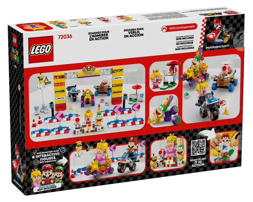 LEGO Super Mario 72036 - Baby Peach & Grand Prix Set - Authentic LEGO Set Image 4