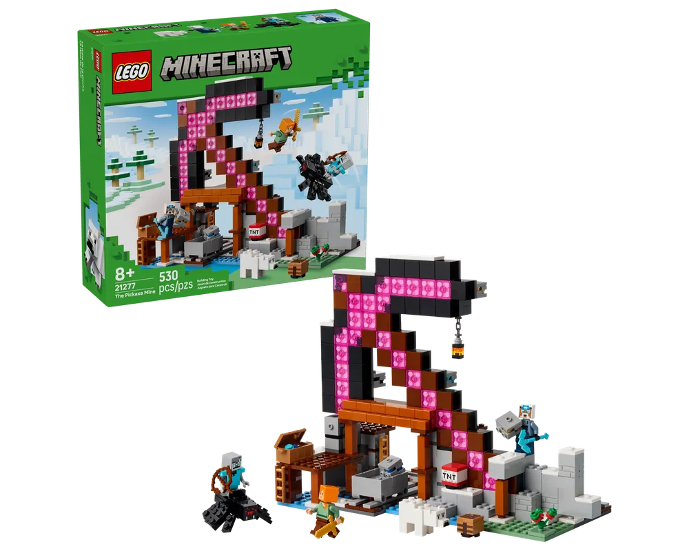 LEGO Minecraft 21277 - The Pickaxe Mine - Authentic LEGO Set Main Image