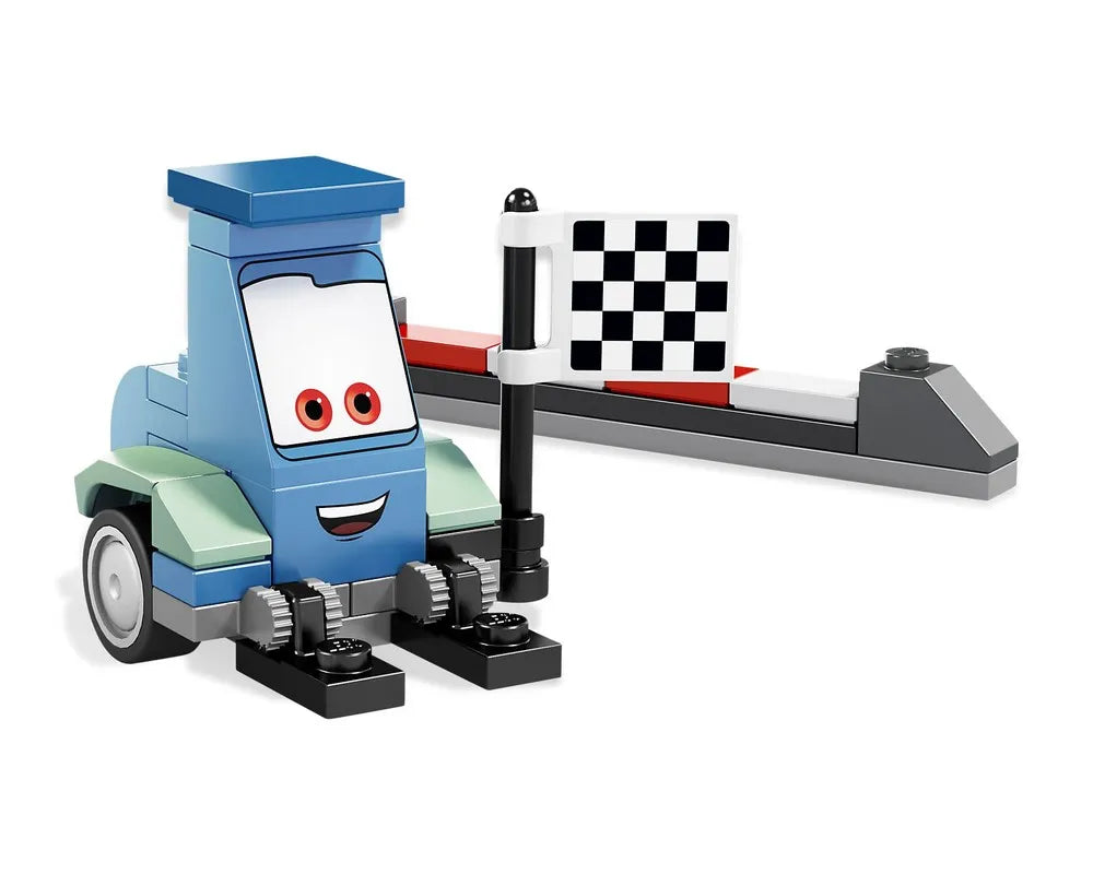 LEGO Cars 8206 - Tokyo Pit Stop With instructions - No box - Authentic LEGO Set Image 3