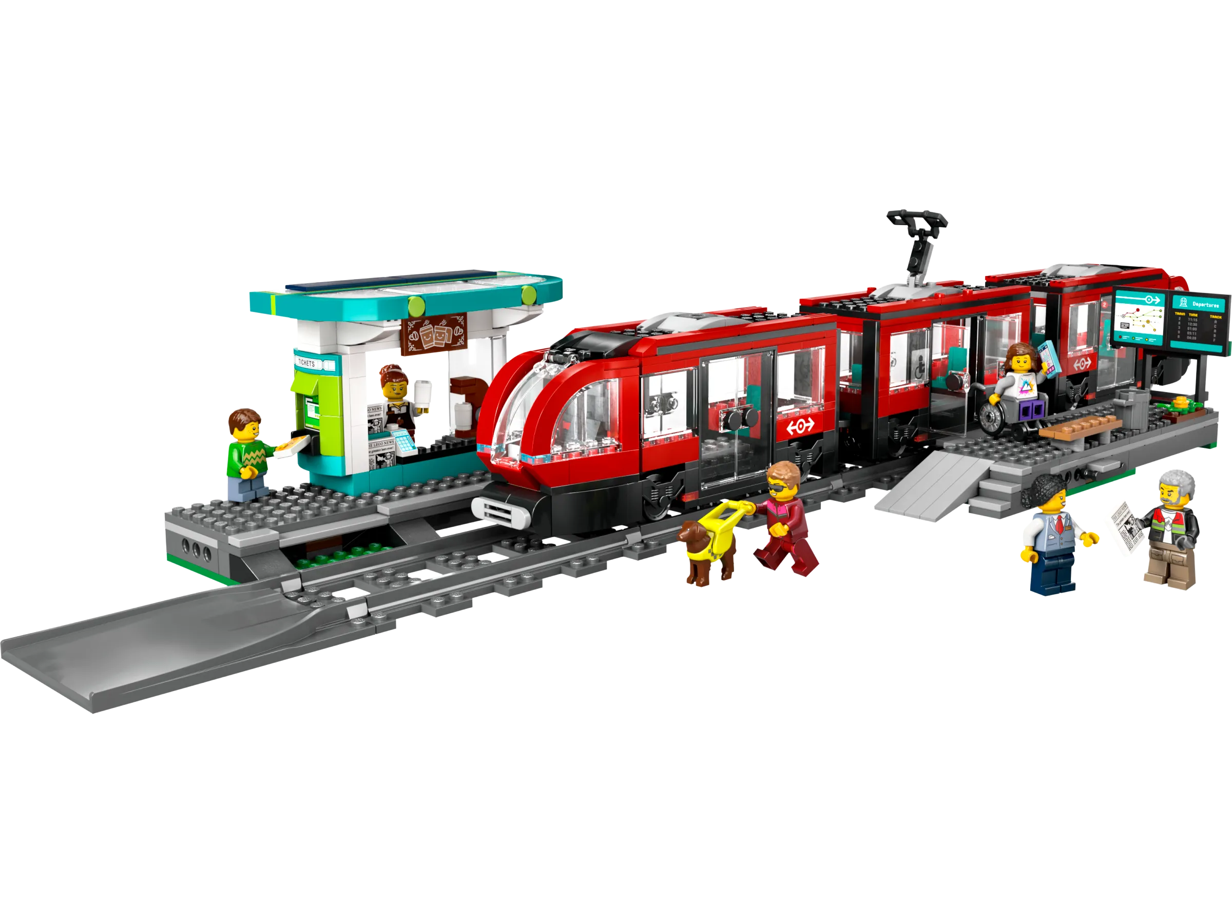 LEGO City 60423 - Downtown Streetcar - Authentic LEGO Set Image 11