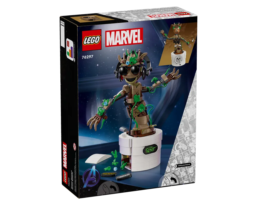 LEGO Super Heroes 76297 - Dancing Groot - Authentic LEGO Set Image 3