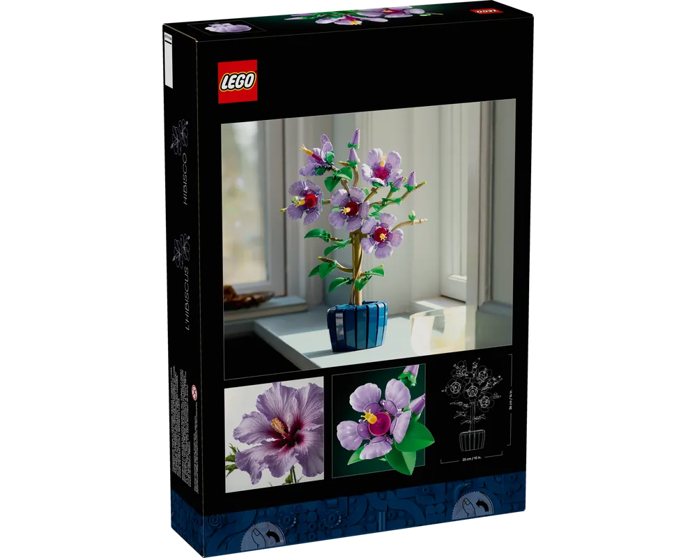 LEGO Botanicals 10372 - Hibiscus - Authentic LEGO Set Image 3