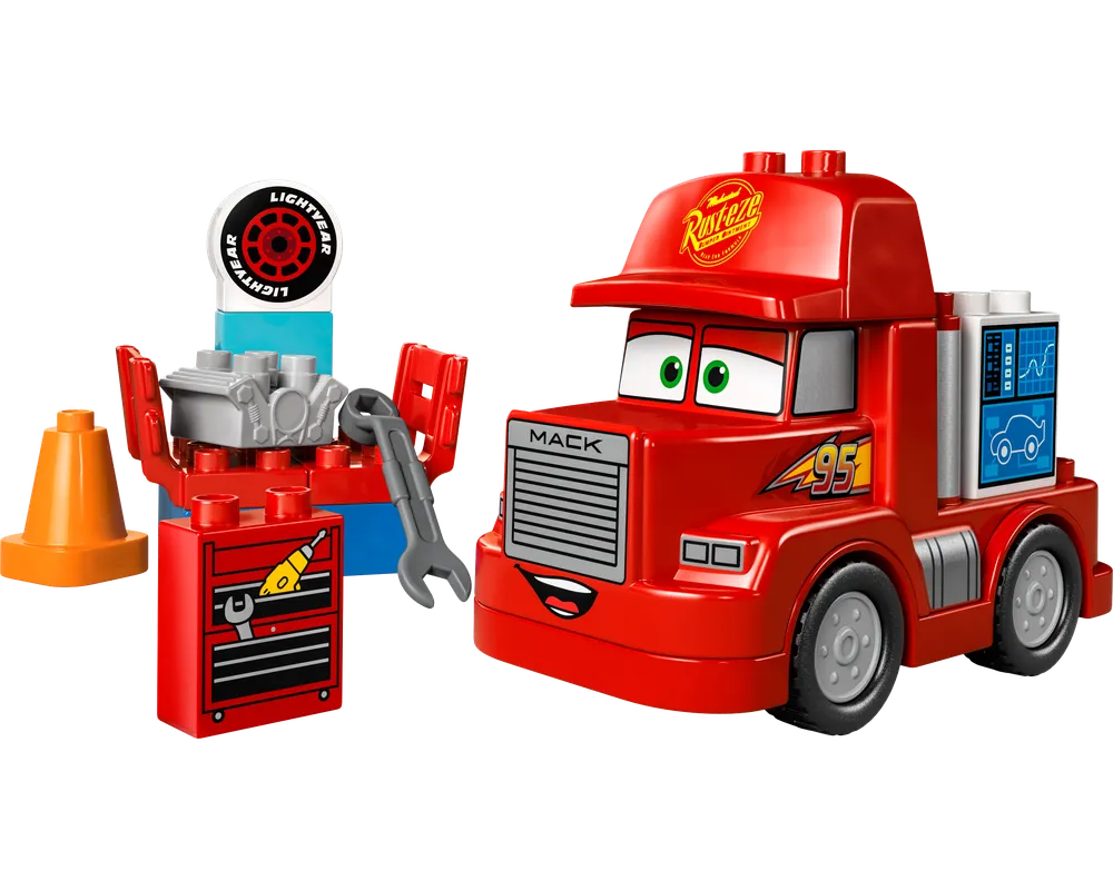 LEGO DUPLO 10417 - Mack at the Race - Authentic LEGO Set Image 2