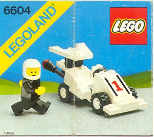 LEGO City 6604 - Formula-I Racer With instructions - No box - Authentic LEGO Set Main Image