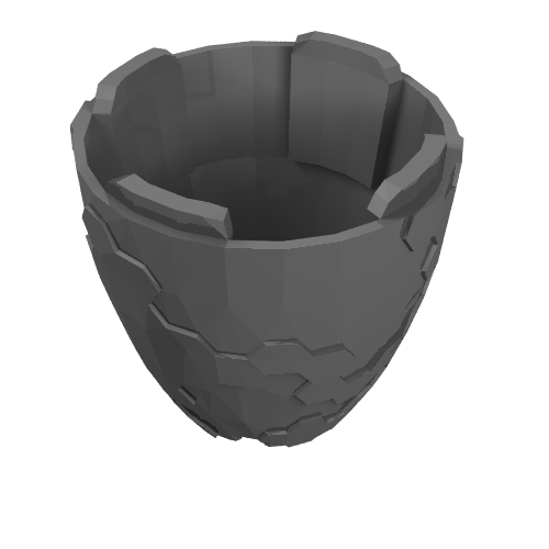 LEGO 11598 Container, Faceted 4 x 4 x 3, Alien Pod Section - Main Product Image