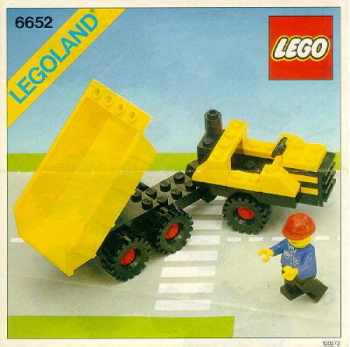 LEGO City 6652 - Construction Truck With instructions - No box - Authentic LEGO Set Main Image