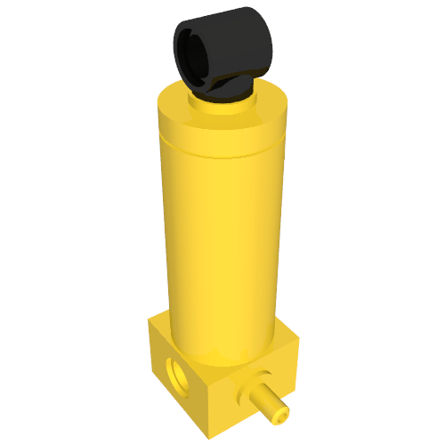 LEGO 4688c01 Pneumatic Cylinder with 1 Inlet Medium (48mm) - Main Product Image