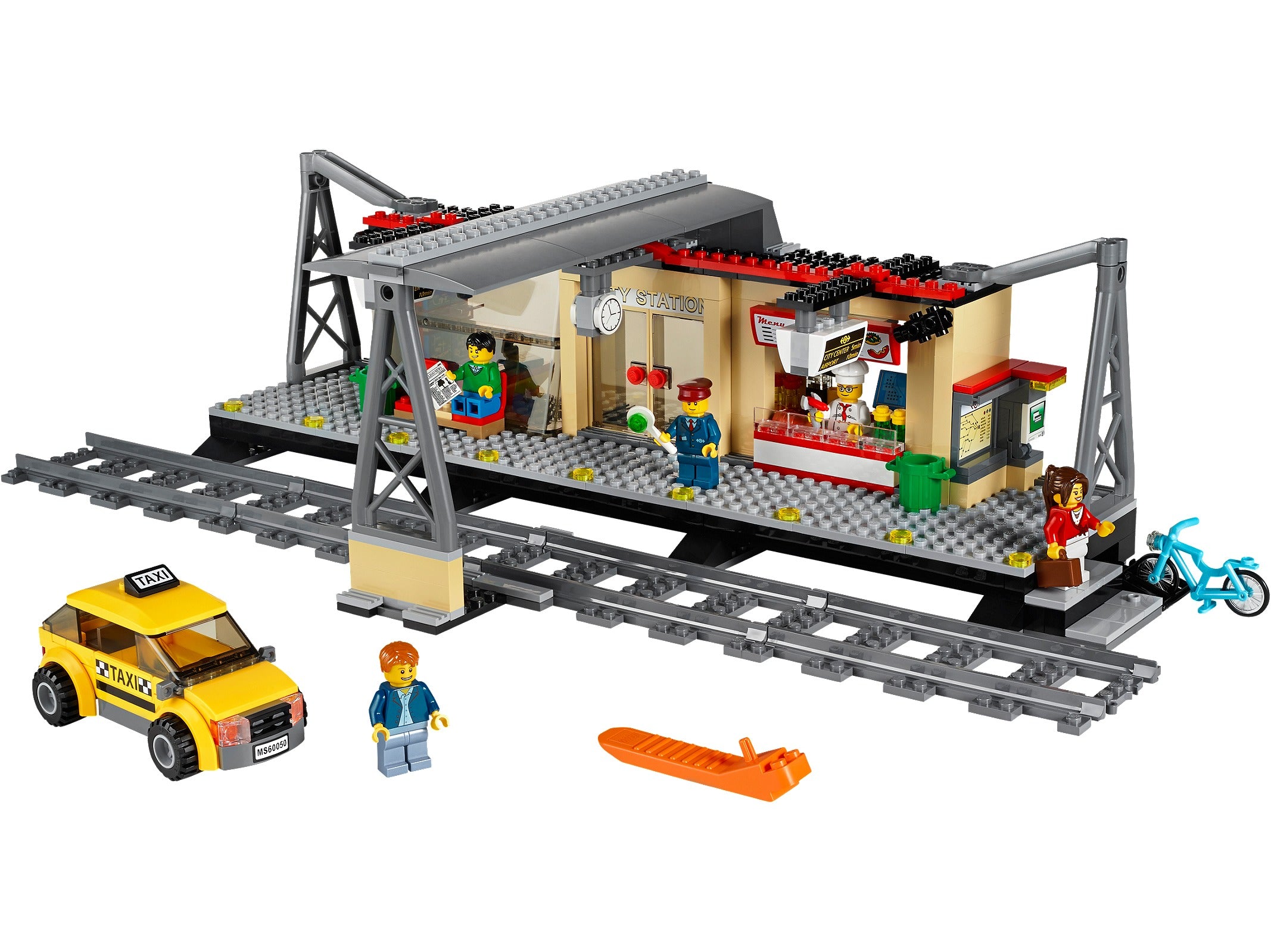LEGO Train 60050 - Train Station With instructions - No box - Authentic LEGO Set Main Image