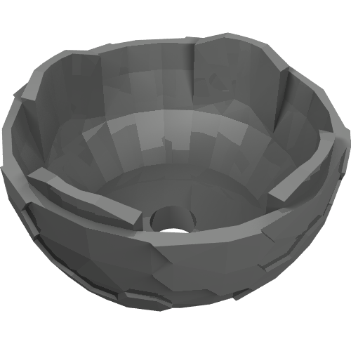 LEGO 13754 Container, Faceted 4 x 4 x 1 2/3, Alien Pod Section - Main Product Image