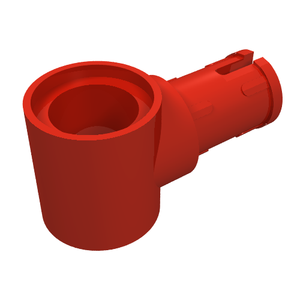LEGO 15100 Technic, Pin with Friction Ridges and Pin Hole in Red - Authentic LEGO Part