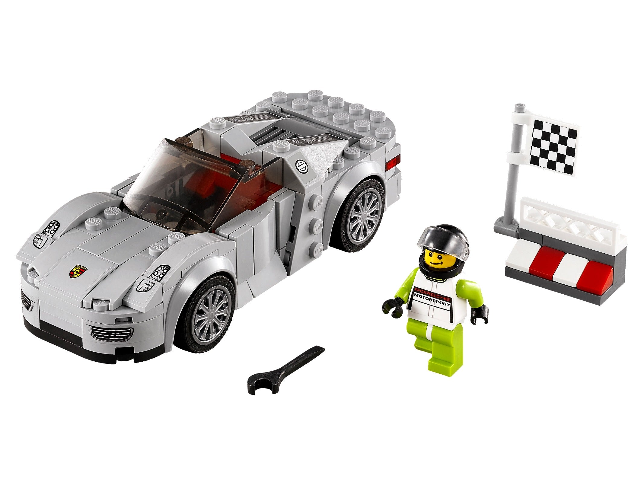LEGO SPEED CHAMPIONS 75910 - Porsche 918 Spyder With instructions - No box - Authentic LEGO Set Main Image