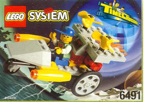LEGO Time Cruisers / Twisters 6491 - Rocket Racer With instructions - No box - Authentic LEGO Set Main Image