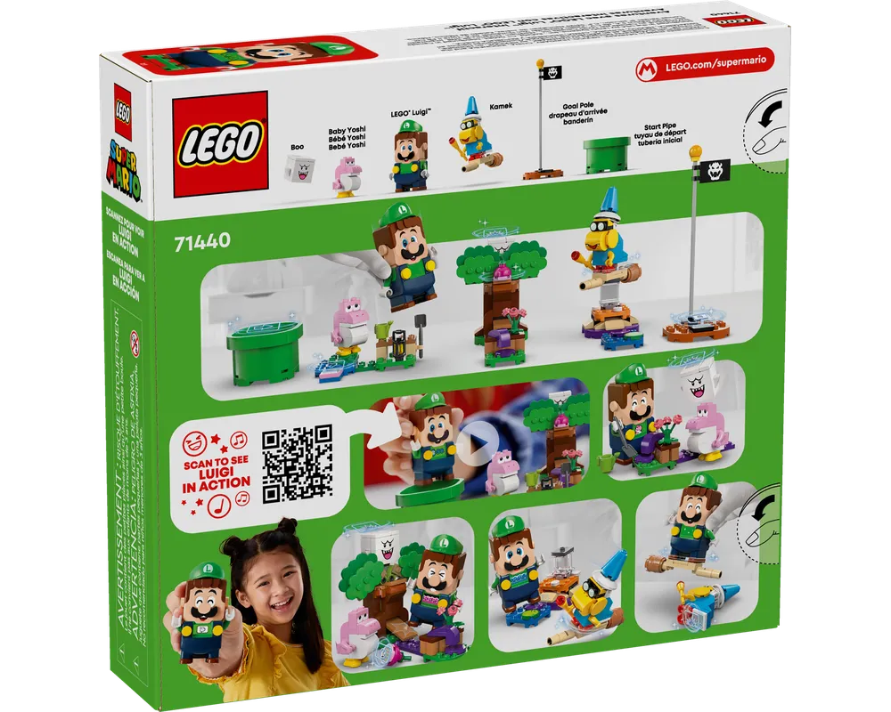 LEGO Super Mario 71440 - Adventures with Interactive LEGO Luigi - Starter Course - Authentic LEGO Set Image 3