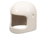LEGO 193a2 Minifigure, Headgear Helmet Space / Town with Thin Chin Strap - with Visor Dimples in White - Authentic LEGO Part