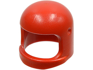 LEGO 193b2 Minifigure, Headgear Helmet Space / Town with Thick Chin Strap - with Visor Dimples - Main Product Image