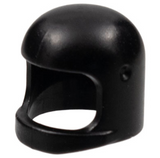 LEGO 193b2 Minifigure, Headgear Helmet Space / Town with Thick Chin Strap - with Visor Dimples in Black - Authentic LEGO Part