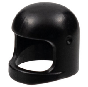 LEGO 193b2 Minifigure, Headgear Helmet Space / Town with Thick Chin Strap - with Visor Dimples in Black - Authentic LEGO Part