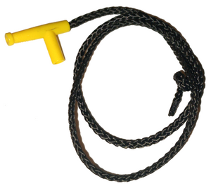 LEGO 194cx2 Minifigure, Utensil Hose Nozzle Simple with 35L Black String in Yellow - Authentic LEGO Part