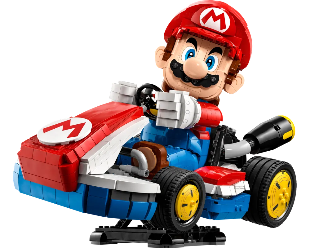LEGO Super Mario 72037 - Mario Kart – Mario & Standard Kart - Authentic LEGO Set Image 13