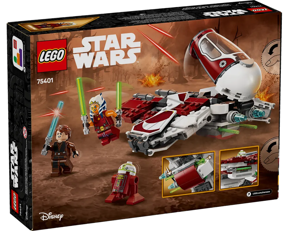 LEGO Star Wars 75401 - Ahsoka's Jedi Interceptor - Authentic LEGO Set Image 9