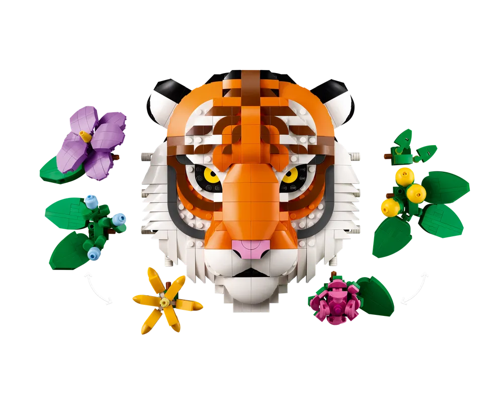 LEGO Art 31217 - Tiger - Authentic LEGO Set Image 16
