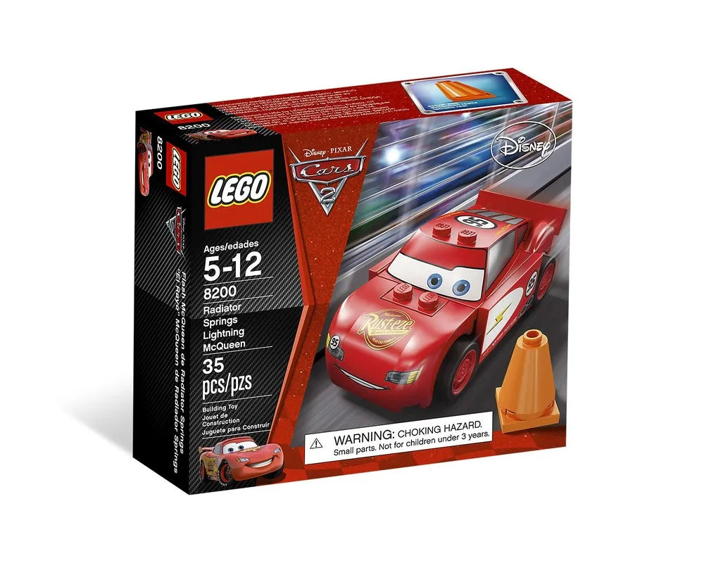 LEGO Cars 8200 - Radiator Springs Lightning McQueen With instructions - No box - Authentic LEGO Set Main Image