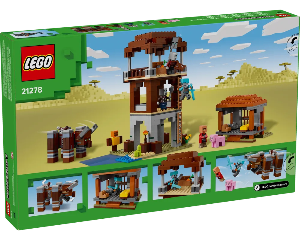 LEGO Minecraft 21278 - The Pillager Outpost and Ravager - Authentic LEGO Set Image 13