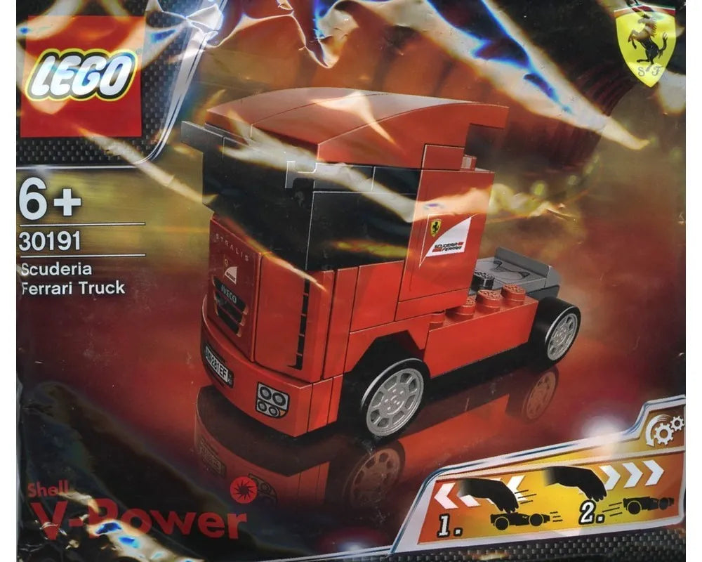 LEGO Racers 30191 - Scuderia Ferrari Truck polybag - Authentic LEGO Set Main Image