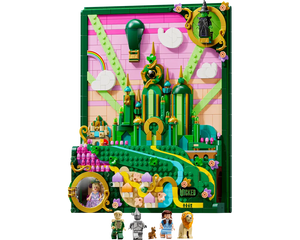 LEGO Wednesday 75685 - Emerald City Wall Art - Authentic LEGO Set Image 3