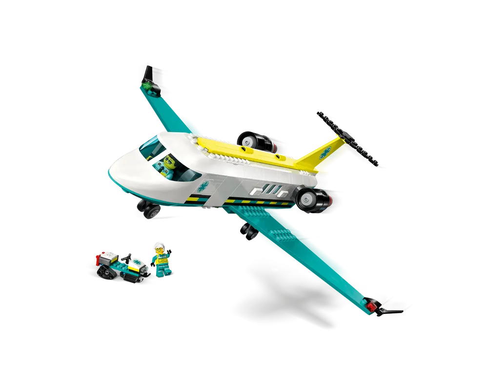 LEGO City 60465 - Emergency Air Ambulance Airplane - Authentic LEGO Set Image 15