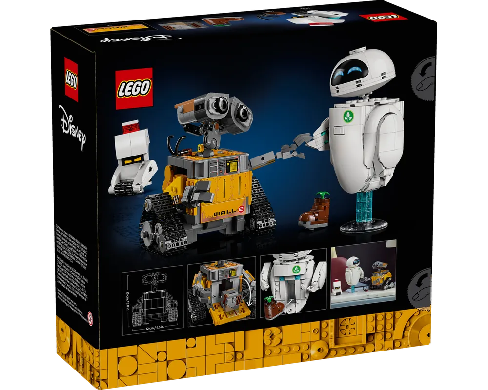 LEGO Disney 43279 - WALL-E and EVE - Authentic LEGO Set Image 3