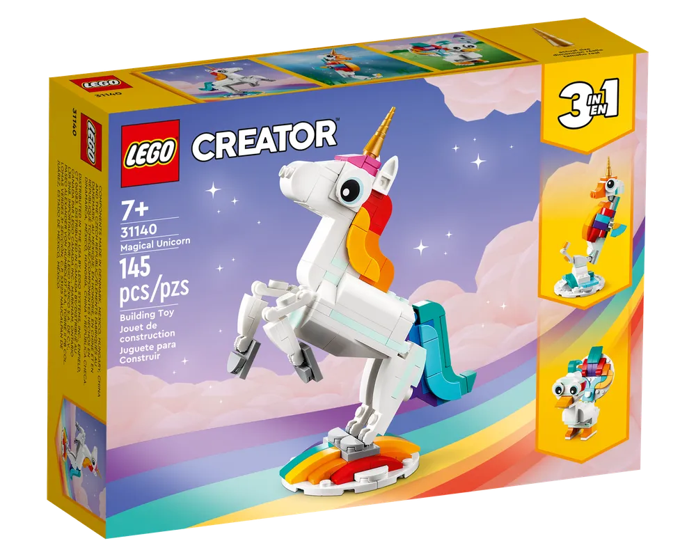 LEGO Creator 31140 - Magical Unicorn - Authentic LEGO Set Main Image