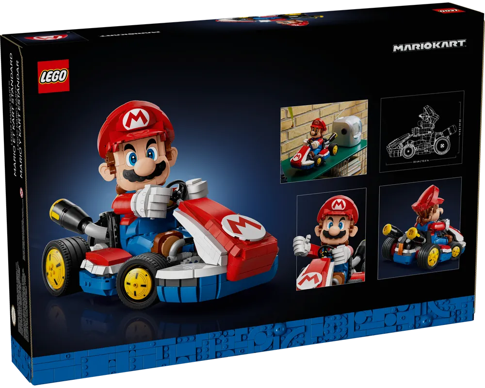 LEGO Super Mario 72037 - Mario Kart – Mario & Standard Kart - Authentic LEGO Set Image 14
