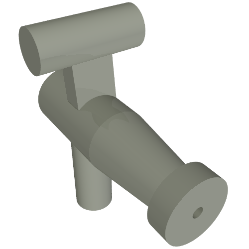 LEGO 22921 Minifigure, Utensil Hose Nozzle T Handle with 24L Black String - Main Product Image