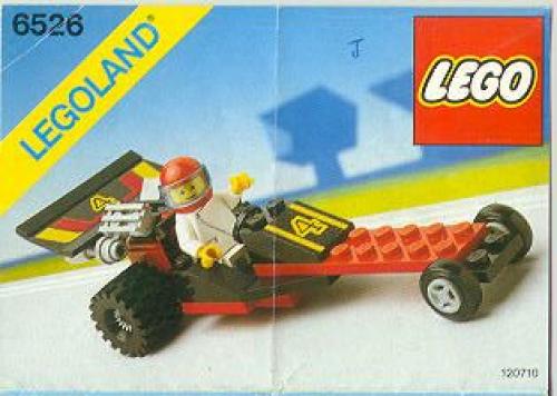 LEGO City 6526 - Red Line Racer With instructions - No box - Authentic LEGO Set Main Image
