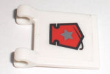LEGO 2335pb057 Flag 2 x 2 Square with Space Police 3 Badge Pattern (Sticker) - Set 5969 - Main Product Image
