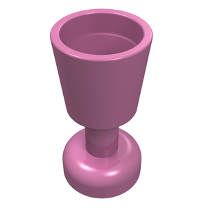 LEGO 2343 Minifigure, Utensil Goblet in Dark Pink - Authentic LEGO Part