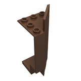 LEGO 2345 Panel 3 x 3 x 6 Corner Wall in Brown - Authentic LEGO Part
