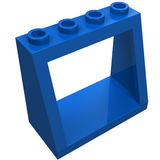 LEGO 2352b Windscreen 2 x 4 x 3 Frame - Hollow Studs in Blue - Authentic LEGO Part