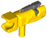 LEGO 23922c01 Minifigure, Weapon Gun, Mini Blaster / Shooter / Fire Nozzle with Tow Ball Socket and Dark Bluish Gray Trigger (23922 / 15392) - Main Product Image