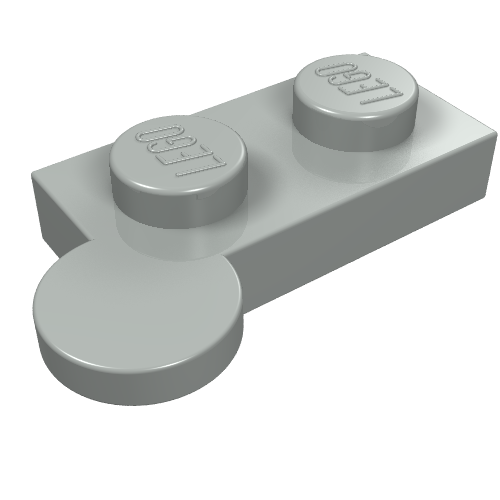 LEGO 2430 Hinge Plate 1 x 4 Swivel Top in Light Gray - Authentic LEGO Part